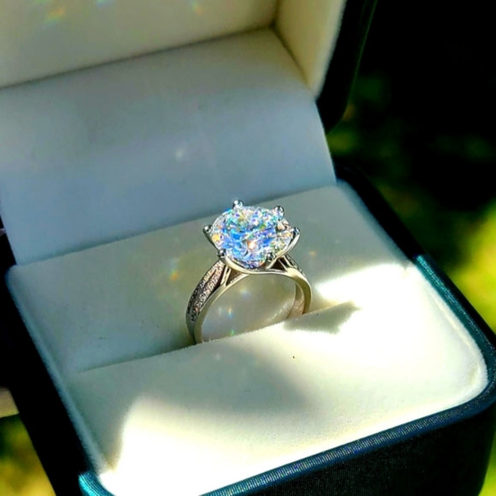 5ct moissanite ring(006)